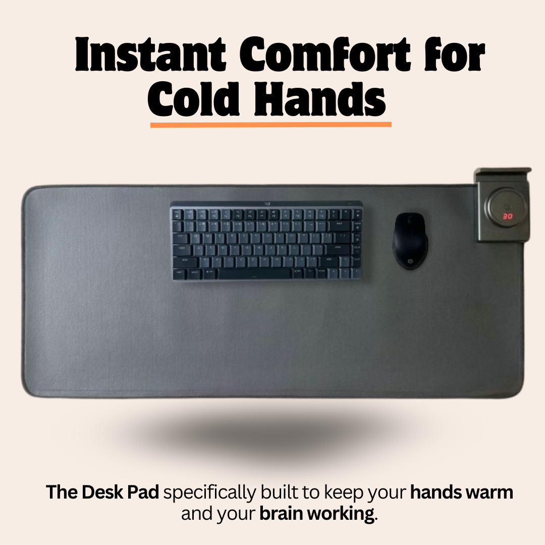 CozyDesk™ Heated Desk Pad